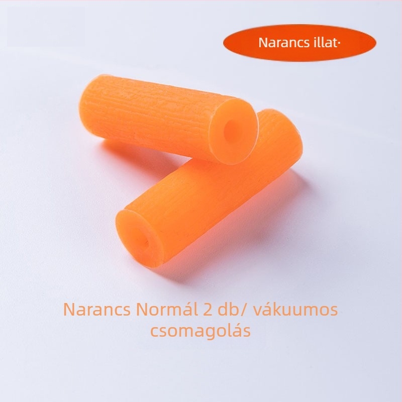 Ortodóntikus üreges rágónyárs, élelmiszer-minőségű szilikonból, felnőtteknek, gyümölcsös illat, 1000 darabos csomag