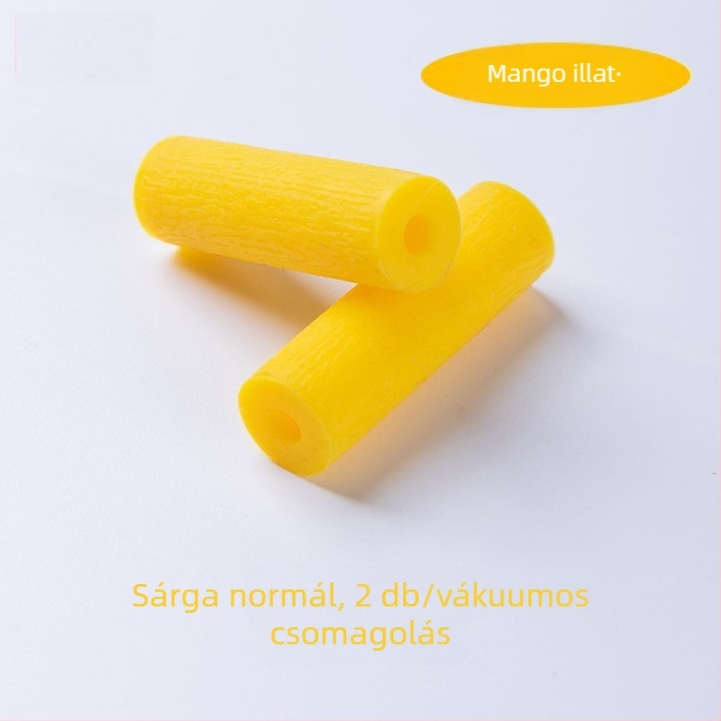 Ortodóntikus üreges rágónyárs, élelmiszer-minőségű szilikonból, felnőtteknek, gyümölcsös illat, 1000 darabos csomag