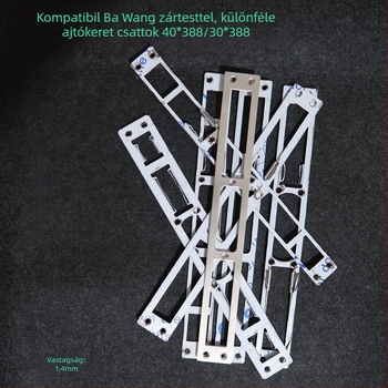 Andamia B05 zártest, rozsdamentes acél, modern minimalist stílus, biztonsági ajtókhoz, faajtókhoz és villa kapukhoz