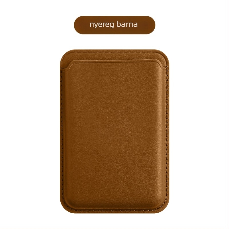 sj-moulding Mágneses bőr kártyatartó iPhone 14/15 MagSafe-hez – Antidemagnetizációs