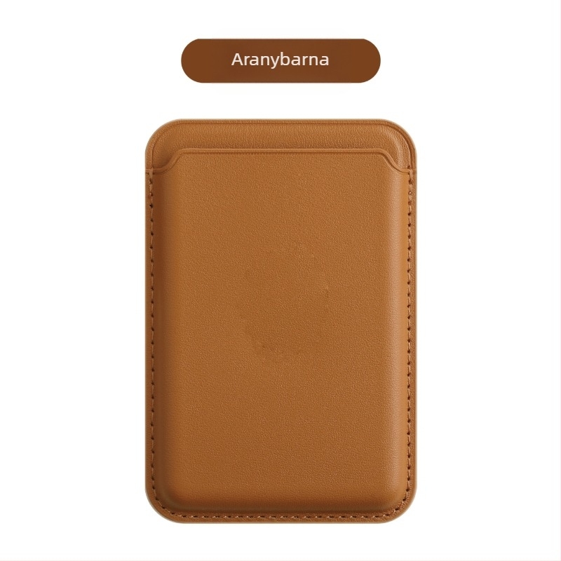 sj-moulding Mágneses bőr kártyatartó iPhone 14/15 MagSafe-hez – Antidemagnetizációs