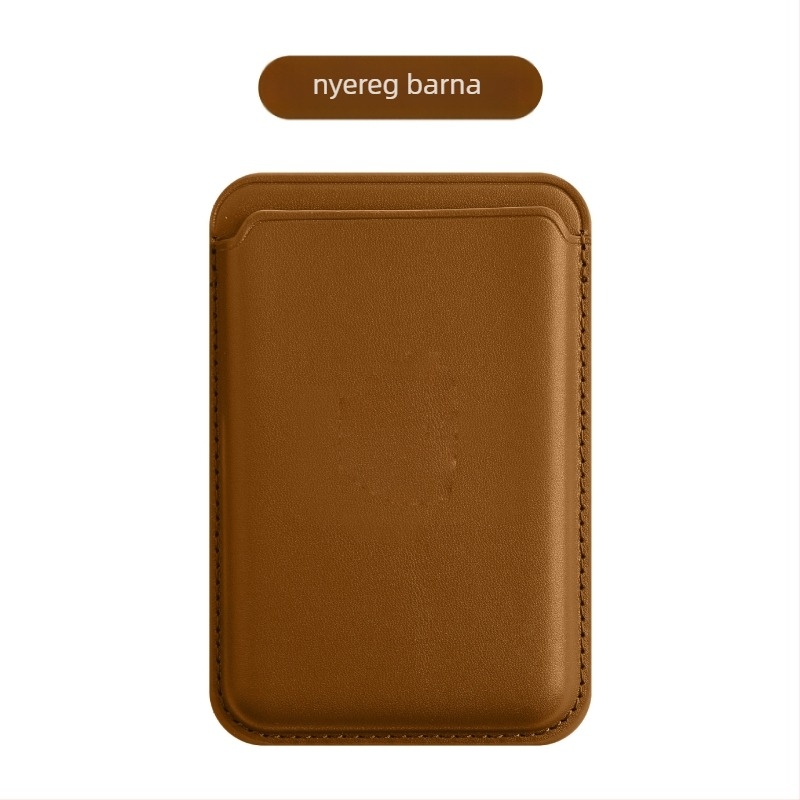 sj-moulding Mágneses bőr kártyatartó iPhone 14/15 MagSafe-hez – Antidemagnetizációs