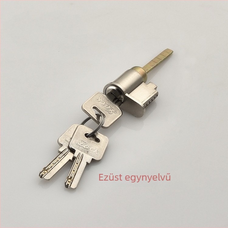 Beltéri fa ajtóhoz való záróhenger — anyag: cink- és alumínium ötvözet, tömeg 0,2 kg, stílus: modern minimalizmus