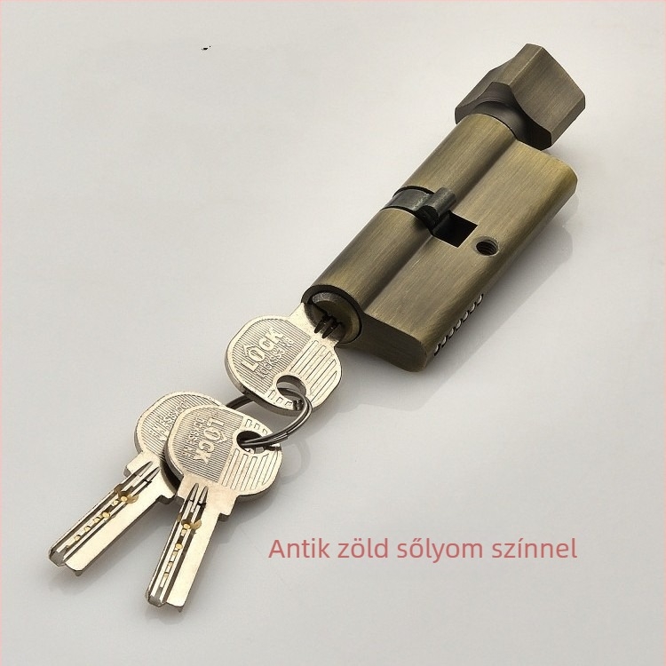 Beltéri fa ajtóhoz való záróhenger — anyag: cink- és alumínium ötvözet, tömeg 0,2 kg, stílus: modern minimalizmus