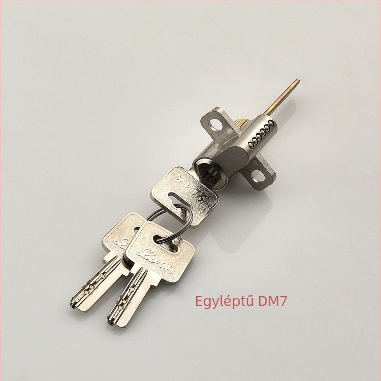 Beltéri fa ajtóhoz való záróhenger — anyag: cink- és alumínium ötvözet, tömeg 0,2 kg, stílus: modern minimalizmus