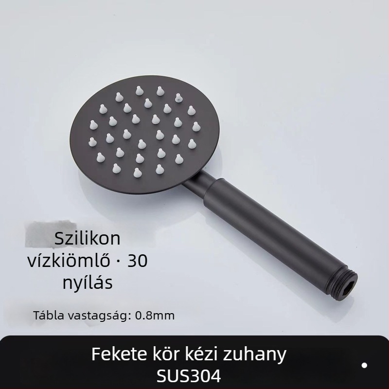 Felső zuhanyfej – 304 rozsdamentes acél, Top Spray, eső funkció, négyszögletes univerzális menet