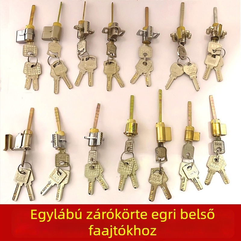 Zárcilinder, különleges formájú elektronikus zár belső ajtókhoz és szállodai ajtókhoz, cinkötvözet