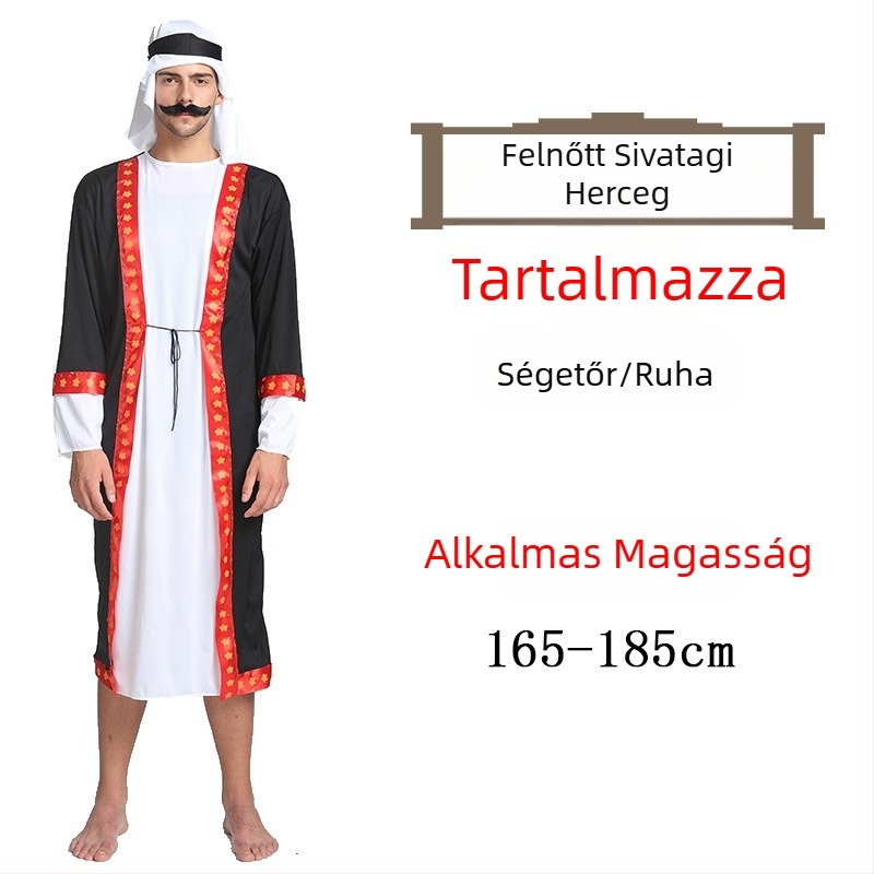 Halloween Ball jelmez – Arab ruházat Saúd–Dubai stílusú köpeny nőknek – Poliészter anyag; fő anyag: acetát 100% – 2023 tavasz