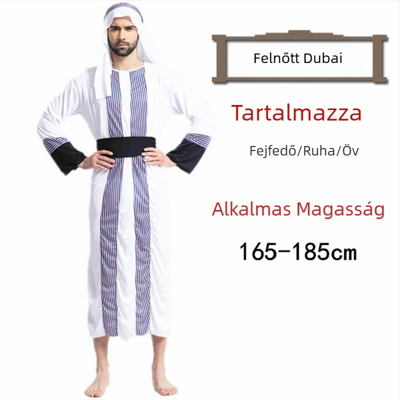 Halloween Ball jelmez – Arab ruházat Saúd–Dubai stílusú köpeny nőknek – Poliészter anyag; fő anyag: acetát 100% – 2023 tavasz