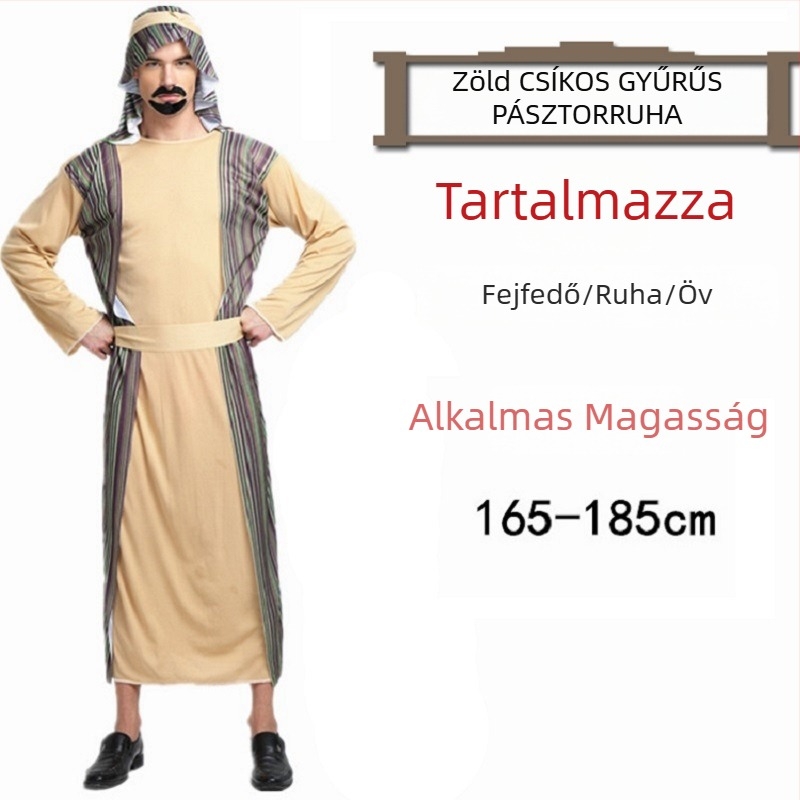 Halloween Ball jelmez – Arab ruházat Saúd–Dubai stílusú köpeny nőknek – Poliészter anyag; fő anyag: acetát 100% – 2023 tavasz