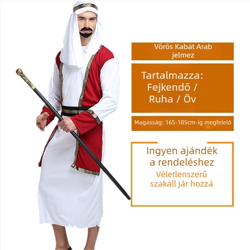 Halloween Ball jelmez – Arab ruházat Saúd–Dubai stílusú köpeny nőknek – Poliészter anyag; fő anyag: acetát 100% – 2023 tavasz