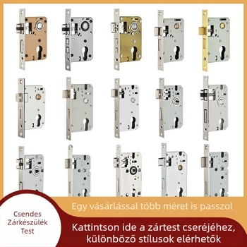 Belső faajtókhoz tervezett fogantyús zártest — mechanikus zártest, beépített szerelés, univerzális cilinder, modellek 5045/5845/7255