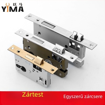 Belső faajtókhoz tervezett fogantyús zártest — mechanikus zártest, beépített szerelés, univerzális cilinder, modellek 5045/5845/7255