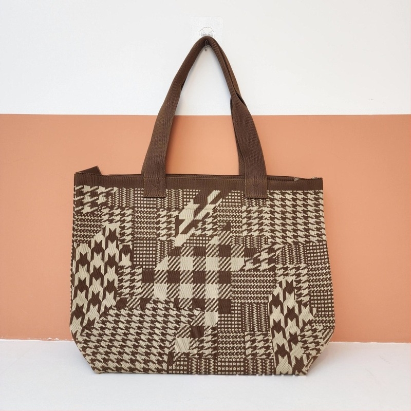 ZX bucket táska — városi stílus, poliészter, függőleges négyszögletes forma, húzókötéses zárás, belső telefonos zseb