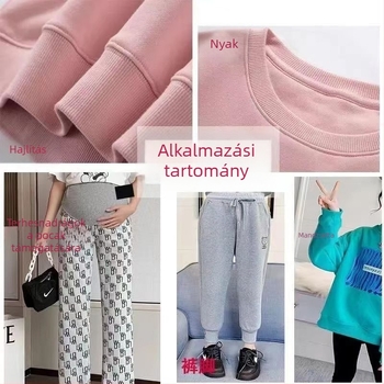 Pamut elasztikus bordázott kötött anyag kapucnis pulóverhez, bordázott mandzsettákkal és nyakkal, hangelnyelő szivacs