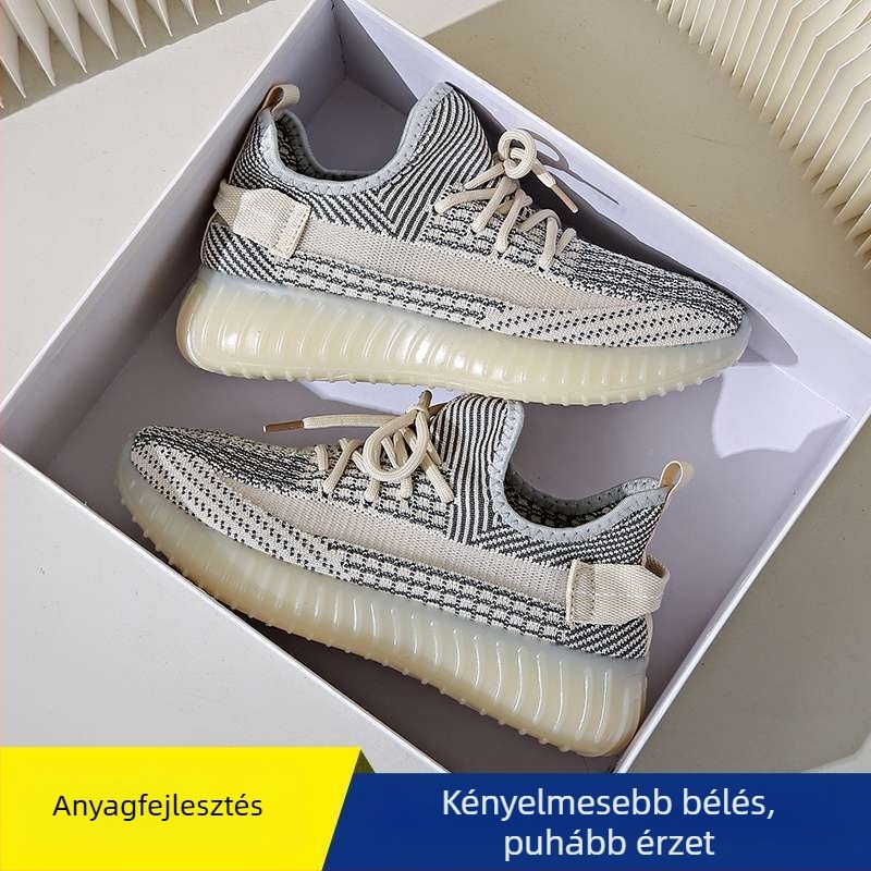 Női casual sétacipő: könnyű, légáteresztő; felsőrész elasztikus szövetből, középmagas szár, fűzős zárás