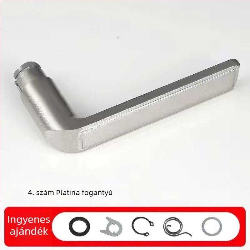 Hálószoba ajtókilincs lopás elleni zár, modell 1, modern minimalist stílus, kiegészítőkkel