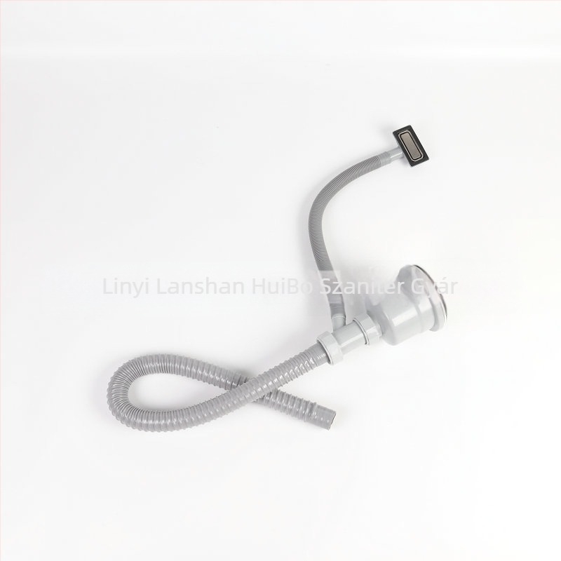 Rozsdamentes acél mosogató lefolyócső készlet szagtalanító funkcióval, modell 042, 200 g