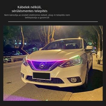 Univerzális motorháztető nappali menetfények | Modell: Universal hood daytime running lights; Kompatibilitás: Universal; Illeszkedés: eredeti gyár; Márka: Not yingman