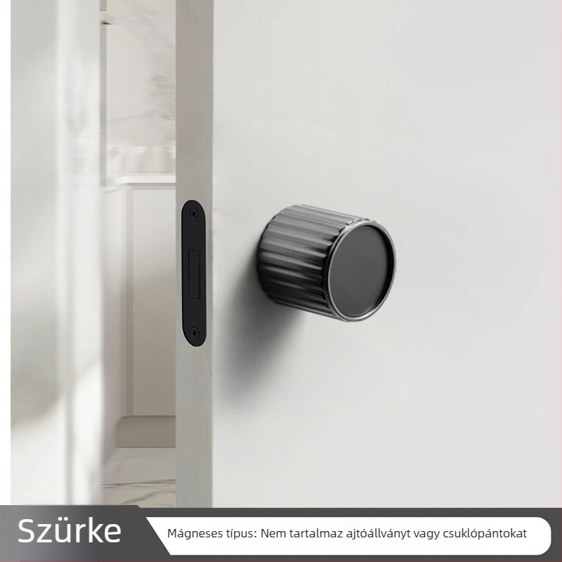 Beépített fogantyúval ellátott ajtózár, cink ötvözetből, modell 5831, modern minimalista dizájn belső ajtókhoz