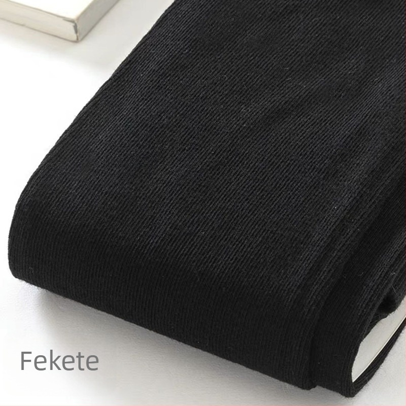 Magas derekú őszi női leggings, elasztikus Spandex keverék, 9/10 hossz, közepes vastagság, laza fazon