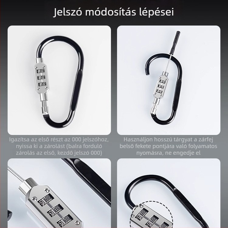 Sisakzár elektromos kerékpárokhoz és motorkerékpárokhoz - lopás elleni védelem, rögzítő kampó, modern minimalizmus (Brand: Kepu; Stílus: modern minimalizmus)