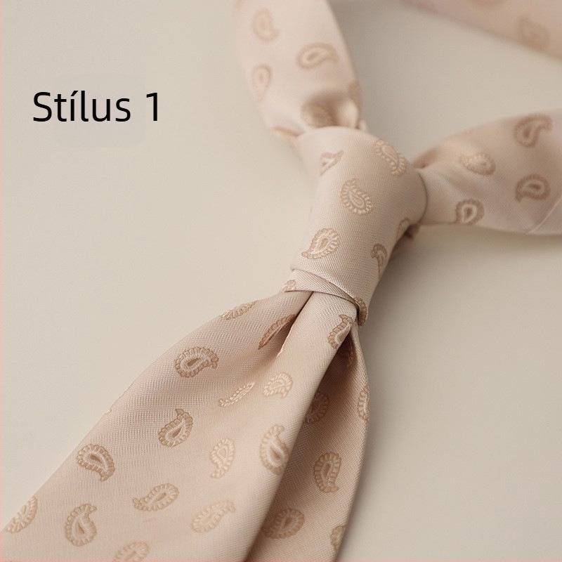 Nyakkendő Arrow-stílusú, férfiaknak; Jacquard szövés; poliészter fonal; poliészter bélés