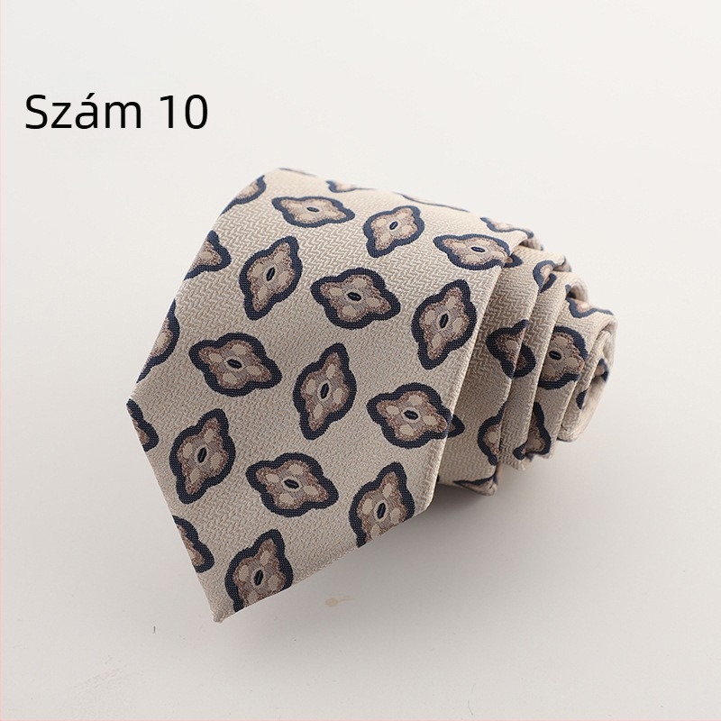 Nyakkendő Arrow-stílusú, férfiaknak; Jacquard szövés; poliészter fonal; poliészter bélés
