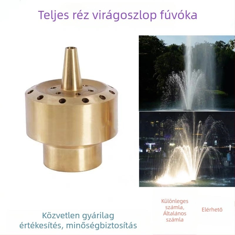 Teljes réz fúvóka tavakhoz, udvarokhoz és parkokhoz — Morning Beauty