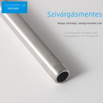 Beépített falba süllyesztett zuhanykar felső permetezővel, kör alakú 304-es rozsdamentes acélból, modell SKD1223