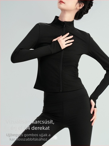 Modern táncruha készlet: hosszú ujjú, magas elasztikusságú felső, balett edzőkabát és tornász leotard; téli, tavaszi és őszi szezonokra; felnőtt női; poliészter/nylon anyag; bélés Modal 22% spandex