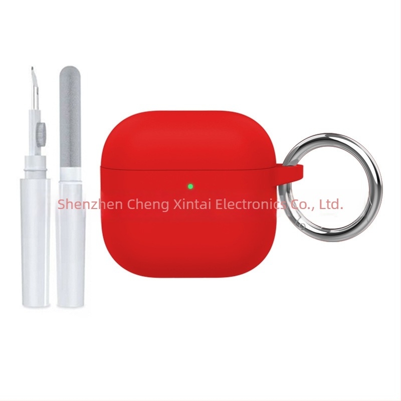 AirPods 4 szilikon védőtok, univerzális, teljes védelem, injekciós öntés