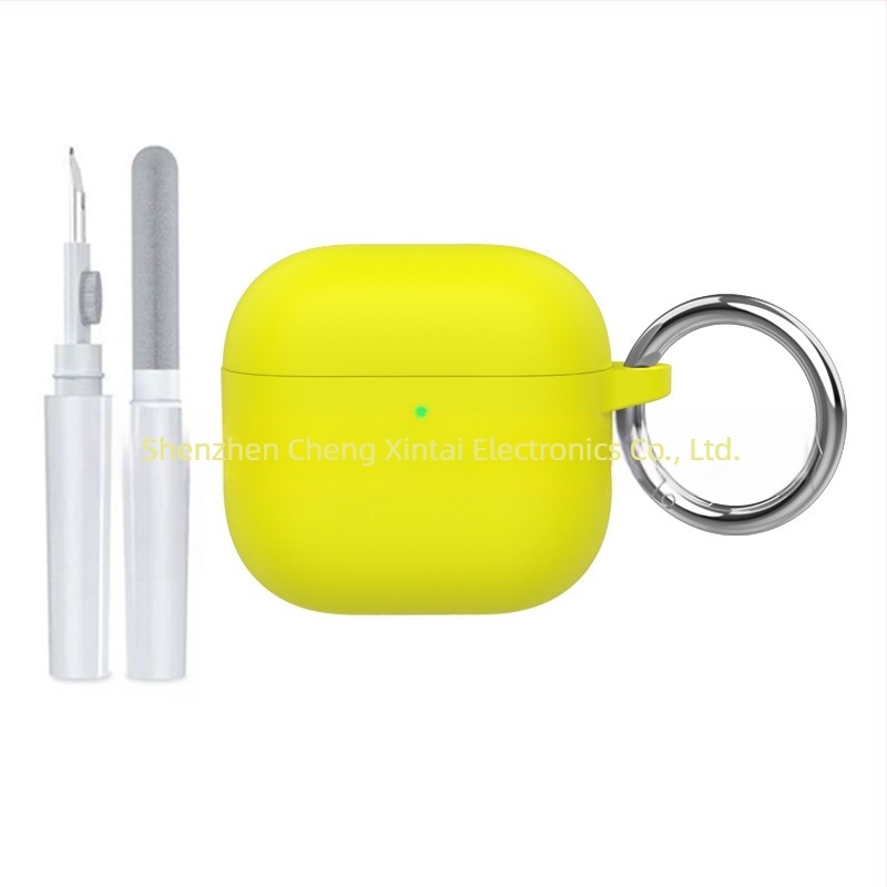 AirPods 4 szilikon védőtok, univerzális, teljes védelem, injekciós öntés