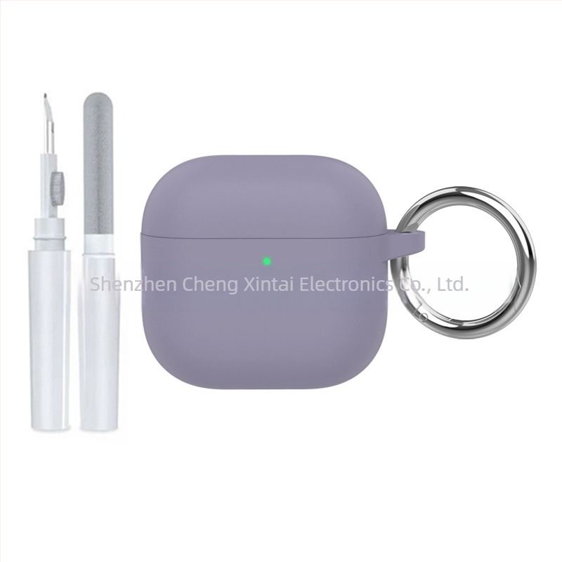 AirPods 4 szilikon védőtok, univerzális, teljes védelem, injekciós öntés