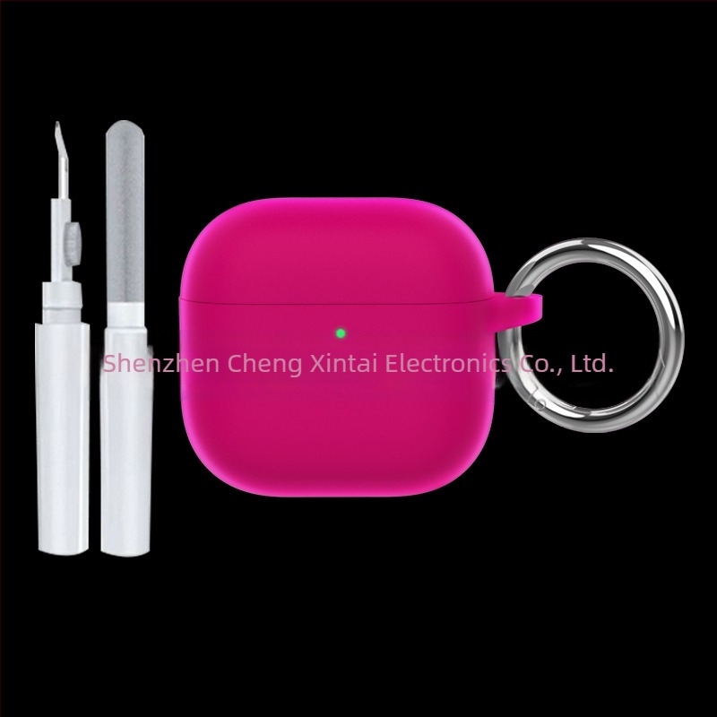 AirPods 4 szilikon védőtok, univerzális, teljes védelem, injekciós öntés