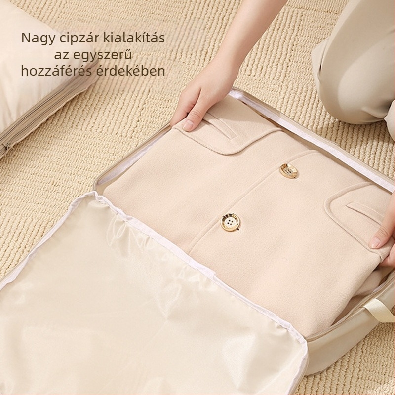 Utazási tárolótáska ruháknak, hordozható utazási szervező, bővíthető, vízálló, nagy kapacitású, hét részes készlet