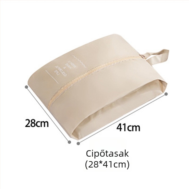 Utazási tárolótáska ruháknak, hordozható utazási szervező, bővíthető, vízálló, nagy kapacitású, hét részes készlet