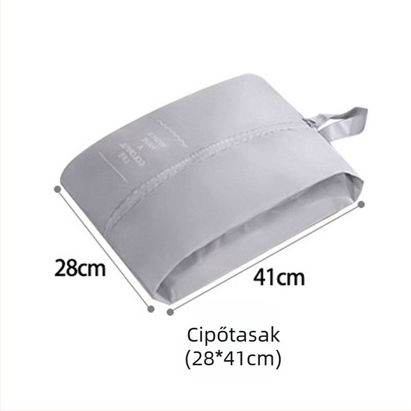 Utazási tárolótáska ruháknak, hordozható utazási szervező, bővíthető, vízálló, nagy kapacitású, hét részes készlet