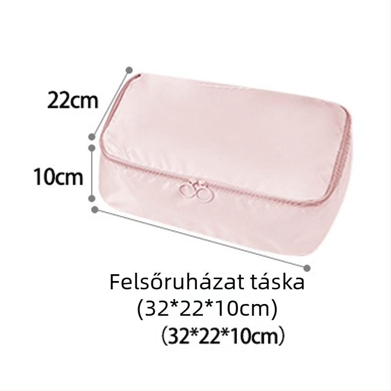 Utazási tárolótáska ruháknak, hordozható utazási szervező, bővíthető, vízálló, nagy kapacitású, hét részes készlet