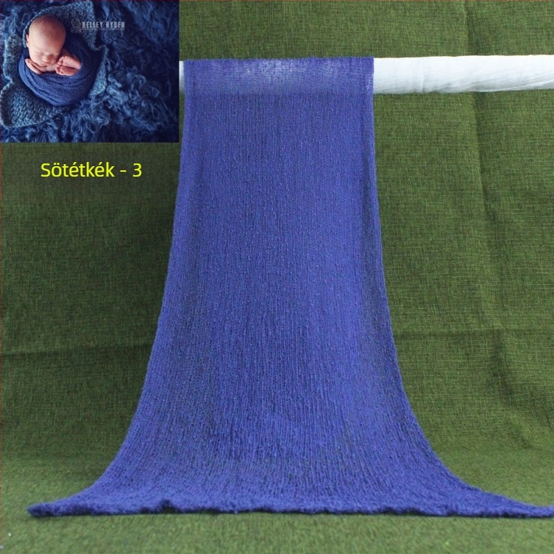 Újszülött Fotó Wrap – Poliészter, Hálós Nyújtható Mintázat, Egyszínű Minta, 0–12 Hónapok, Biztonsági Osztály B