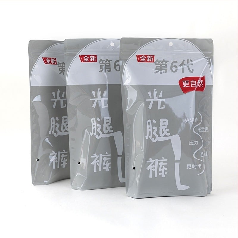 Nylon harisnya, egységes minta, bikini kivágás, vastagított, szexi stílus