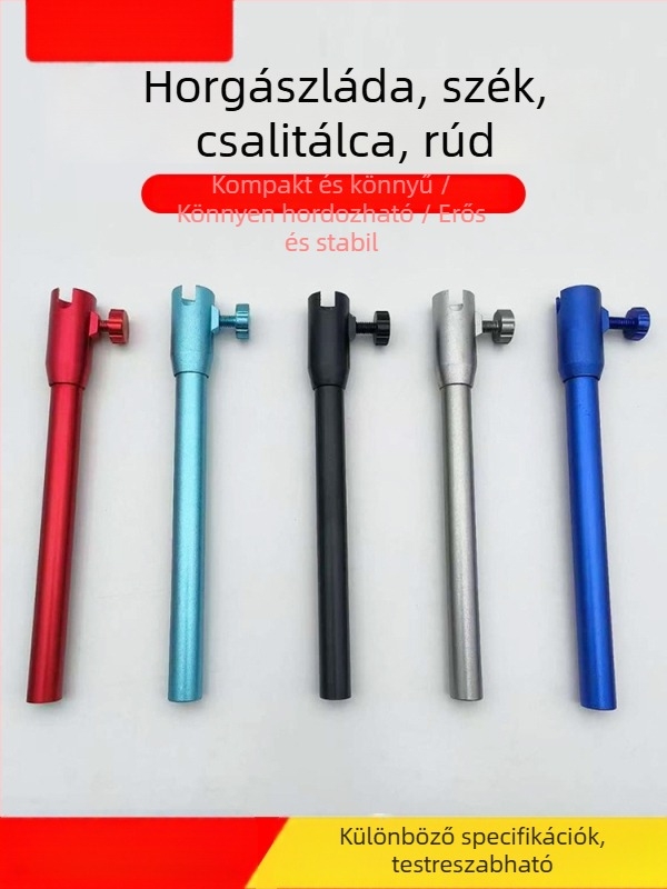 Csali tálca tartója a horgász dobozhoz és a székre, csali tálca rúd, csali tálca tartóedény, horgászati kiegészítők