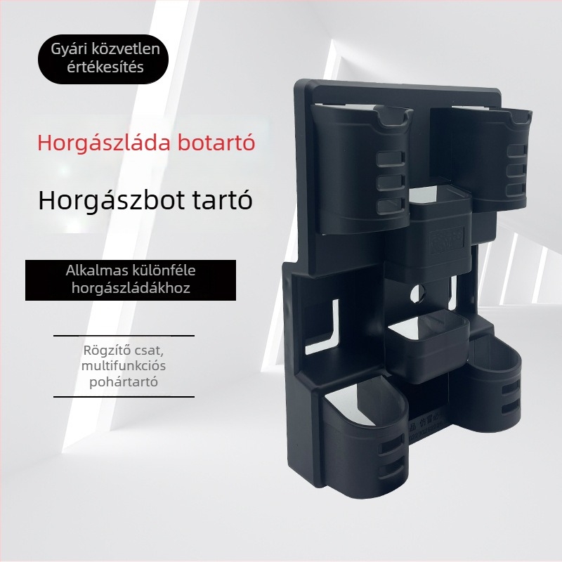 Többfunkciós horgászbot-tartó pohár és vödör kiegészítőkkel