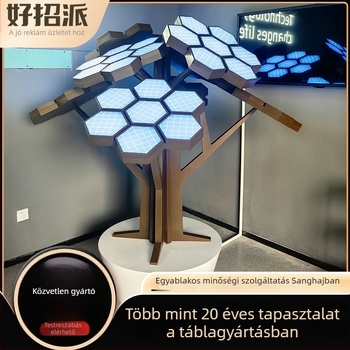 Nagy rozsdamentes acélból készült szobor körgyűrűs dizájnnal, absztrakt tükrös felülettel, kültéri kerttáj dekoráció – szarvas