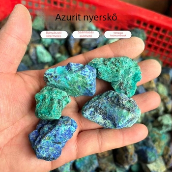 Azurit nyers kristály – dísz aromaterápiához és irodai asztali diffúzorhoz