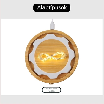 USB-táplálású üvegvitrin oldalsó kapcsolóval, világító száraz/örök virágokhoz üvegfedél alatt