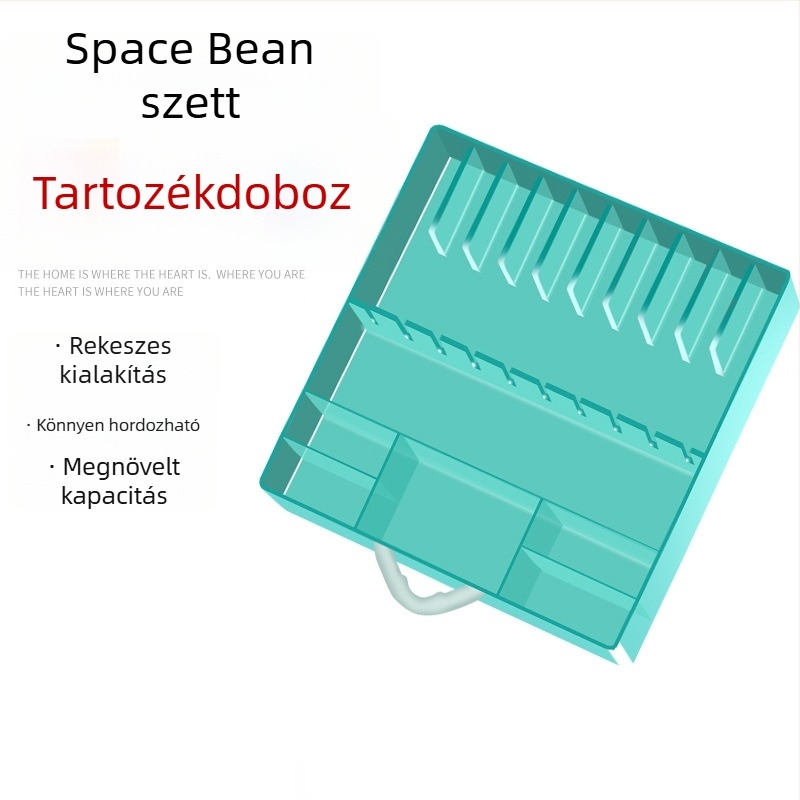 Space Beans horgász kiegészítő készlet – hordozható tároló doboz, nyomásálló, kopásálló, vízálló, PP anyag