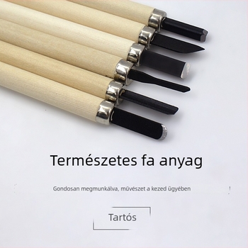 Fafaragókés készlet faragáshoz és faipari feladatokhoz, gyökérfaragáshoz, faragó eszközök, gumírozott bélyegzők és gipsz