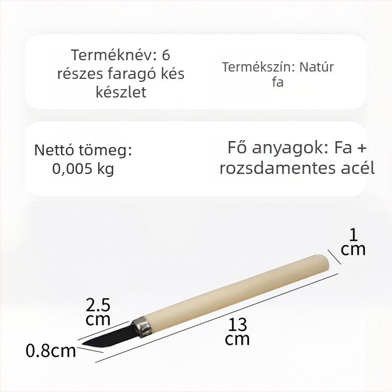 Fafaragókés készlet faragáshoz és faipari feladatokhoz, gyökérfaragáshoz, faragó eszközök, gumírozott bélyegzők és gipsz
