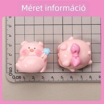 Egyszínű egymásra rakható malac – DIY asztali dekoráció, autó dísz és kulcstartó, aranyos és mókás